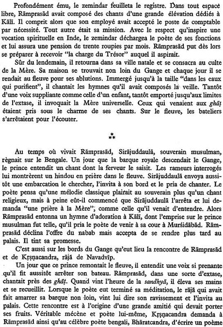 Chants à Kali de Ramprasad (An Old and Rare Book) - Retail Maharaj