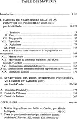 Statistiques de Pondichéry (1822–1824) - Retail Maharaj
