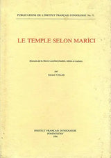 Le Temple Selon Marici (An Old and Rare Book) - Retail Maharaj