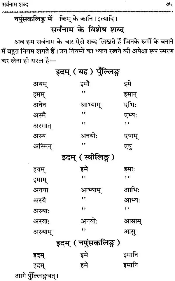 Shabda Rupavali (An Old Book) - Retail Maharaj
