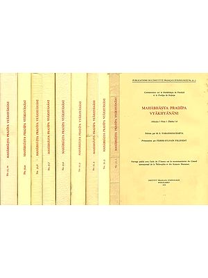 Mahabhasya Pradipa Vyakhyanani – An Old and Rare Book (Set of 10 Volumes) - Retail Maharaj