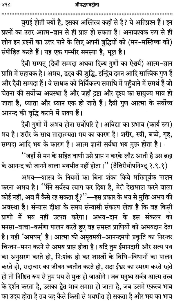 Srimad Bhagavad Gita With Word-to-Word Meaning Hindi Translation - Retail Maharaj