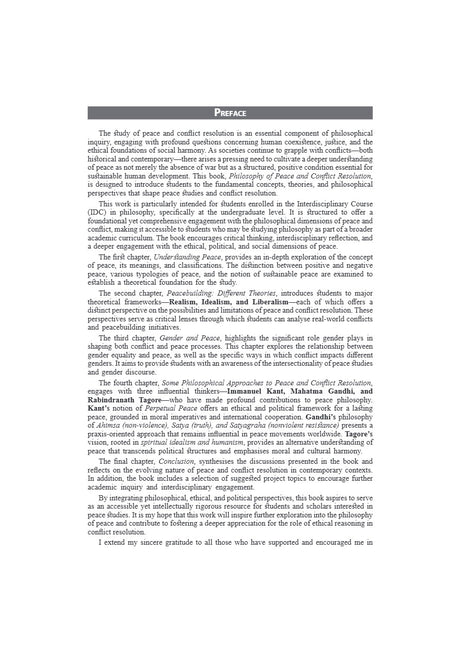 Philosophy of Peace & Conflict Resolution (English Version) - Retail Maharaj