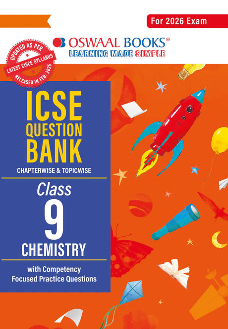 ICSE Question Bank Chapterwise & Topicwise Solved Papers Class 9 Chemistry For 2026 Exam - Retail Maharaj