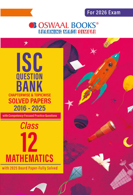 ISC Question Bank Chapterwise & Topicwise Solved Papers Class 12 Mathematics For 2026 Exam - Retail Maharaj