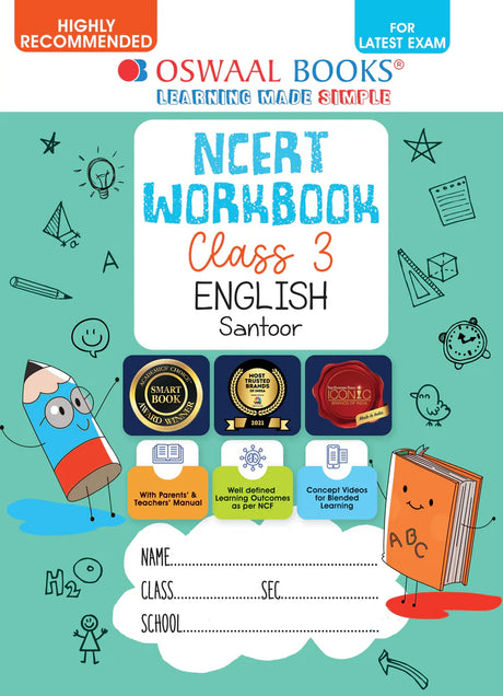 NCERT Workbook English (Santoor) Class 3 (For Latest Exam) - Retail Maharaj