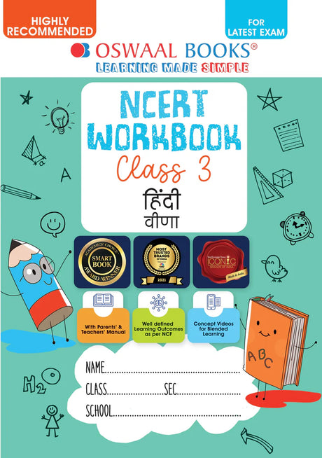NCERT Workbook Hindi (Veena) Class 3 (For Latest Exam) - Retail Maharaj