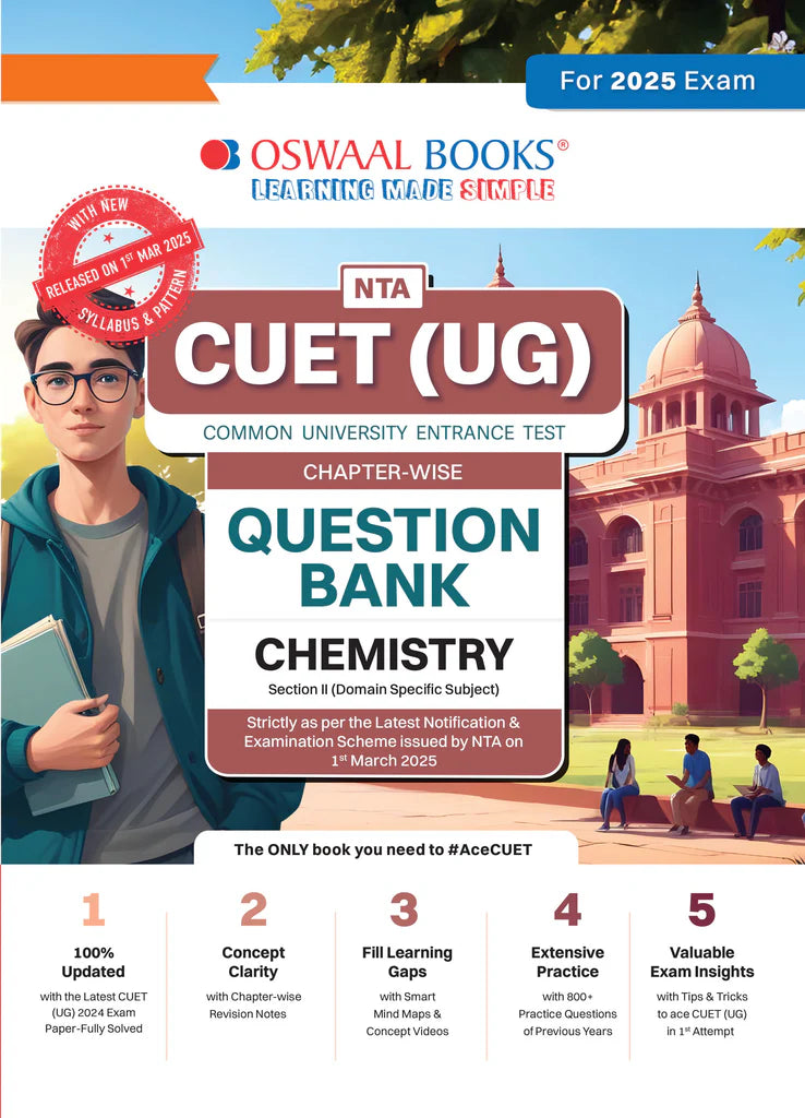 NTA CUET (UG) Chapterwise Question Bank Chemistry (For 2025 Exam) - Retail Maharaj