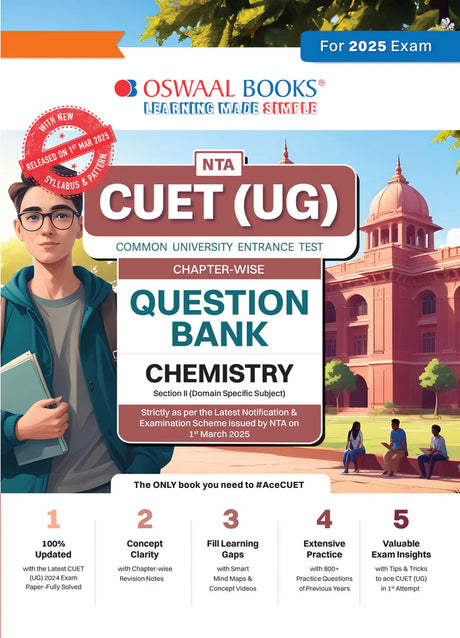 NTA CUET (UG) Chapterwise Question Bank Chemistry (For 2025 Exam) - Retail Maharaj