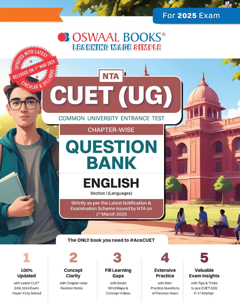 NTA CUET (UG) Chapterwise Question Bank English (For 2025 Exam) - Retail Maharaj