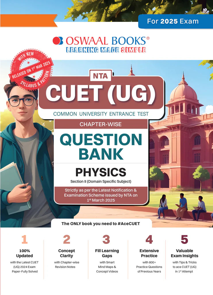 NTA CUET (UG) Chapterwise Question Bank Physics (For 2025 Exam) - Retail Maharaj