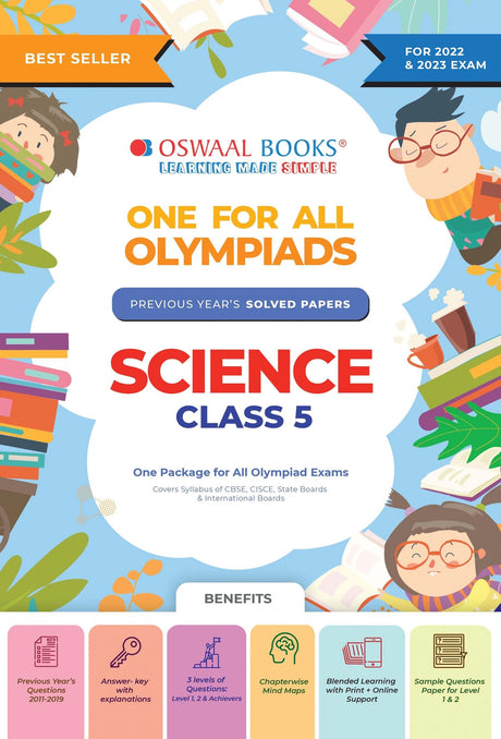 Oswaal One For All Olympiads Science Class 5 (For 2023 Exam) - Retail Maharaj