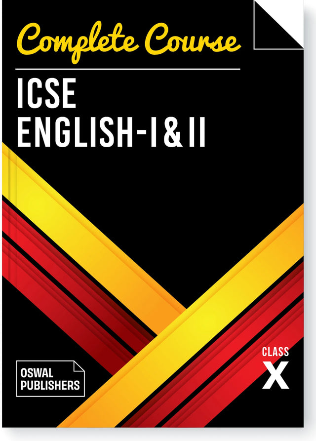 Complete Course ICSE Englsh 1 & 2 Class 10 - Retail Maharaj
