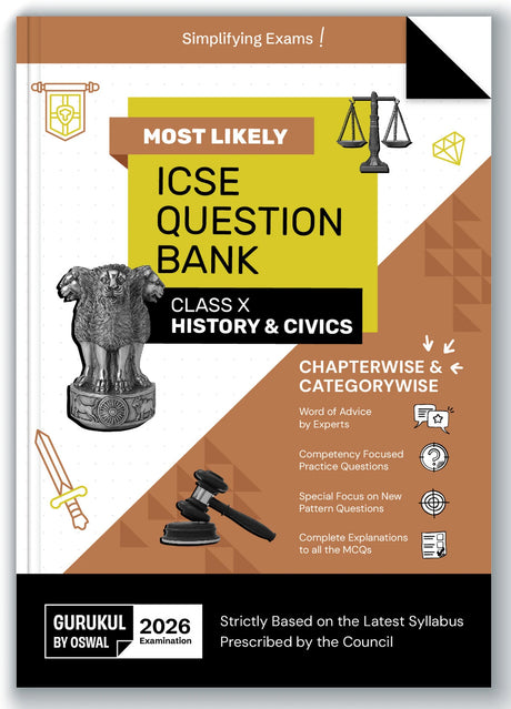 Most Likely ICSE Question Bank : History & Civics Class 10 (2026 Examination) - Retail Maharaj