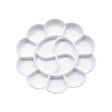 Flower Shaped 14 Paint Wells Plastic Palette - Retail Maharaj