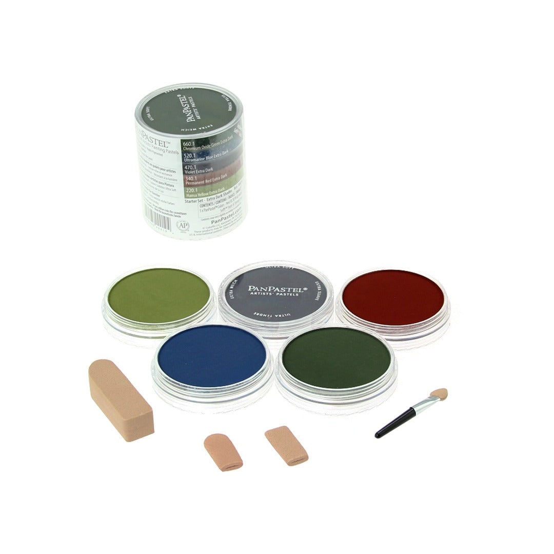 PanPastel Colours Set of 5 (Professional Artist Soft Pastels) - Retail Maharaj
