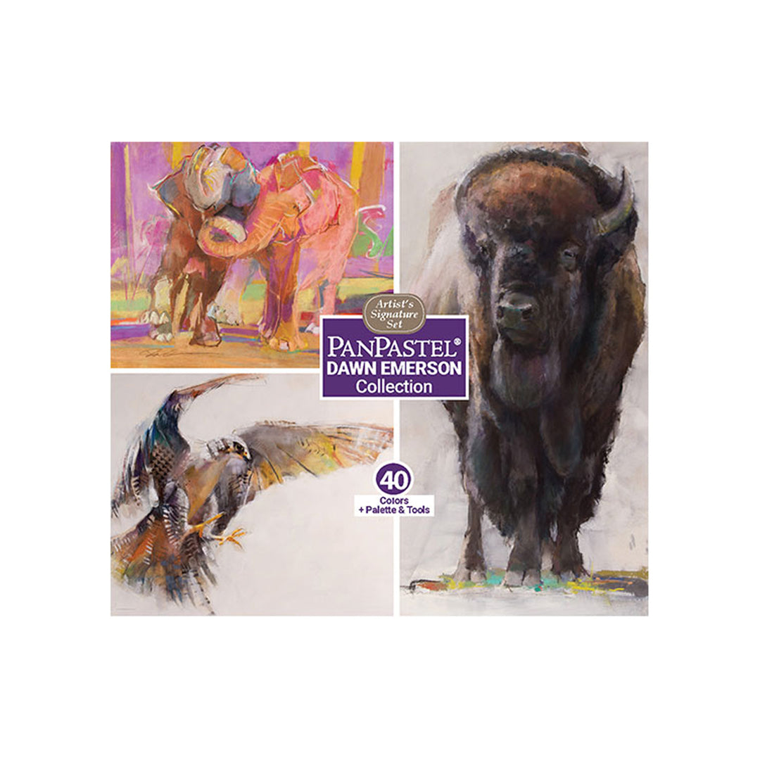 PanPastel Dawn Emerson Collection Set of 40 – Professional Soft Pastels (Brand: PanPastel) - Retail Maharaj