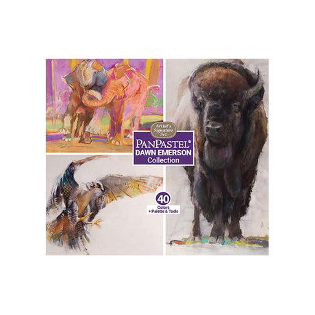 PanPastel Dawn Emerson Collection Set of 40 – Professional Soft Pastels (Brand: PanPastel) - Retail Maharaj
