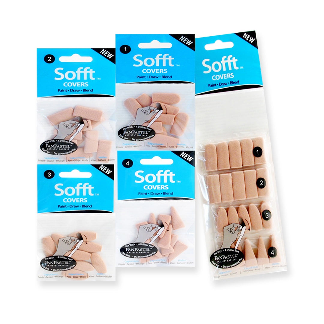 【未使用】パンパステル PanPastel & Sofft Covers セット PanPastel Sofft Covers Professional Sponge Applicator Covers