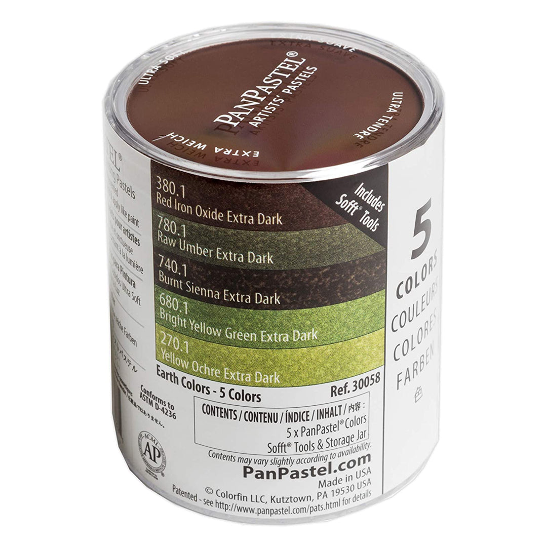 PanPastel Colours Set of 5 (Professional Artist Soft Pastels) - Retail Maharaj
