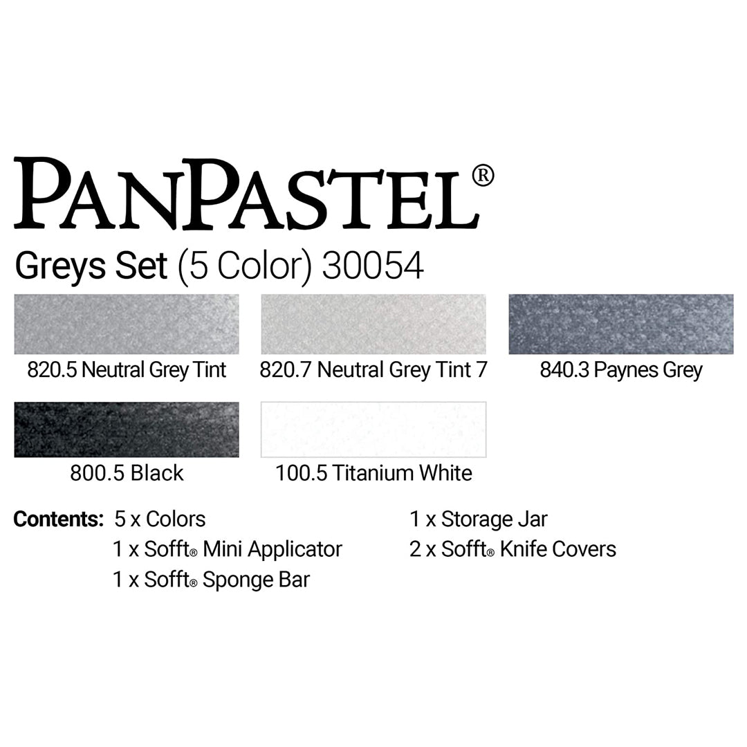 PanPastel Colours Set of 5 (Professional Artist Soft Pastels) - Retail Maharaj