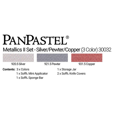 PanPastel Metallic Colours Sets – Professional Soft Pastels - Retail Maharaj