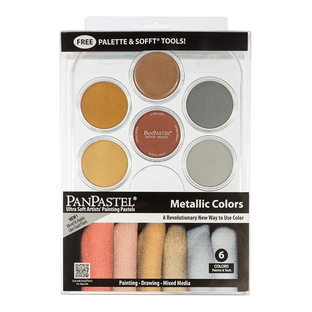 PanPastel Ultra Soft Artist Pastel Metallics Kit - Retail Maharaj