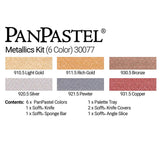 PanPastel Ultra Soft Artist Pastel Metallics Kit - Retail Maharaj