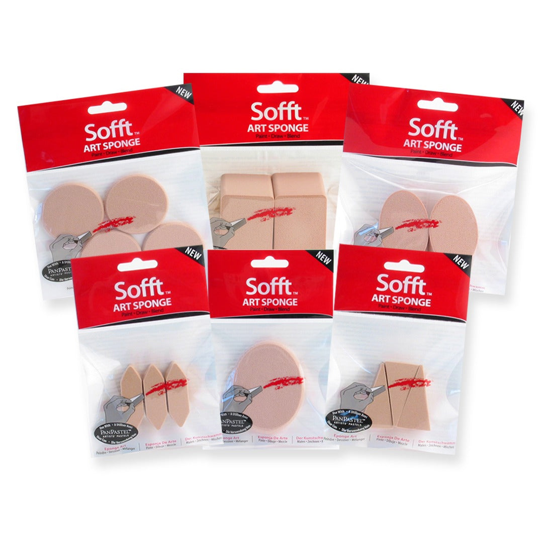 PanPastel Sofft Art Sponges Professional Colour Application Tools - Retail Maharaj