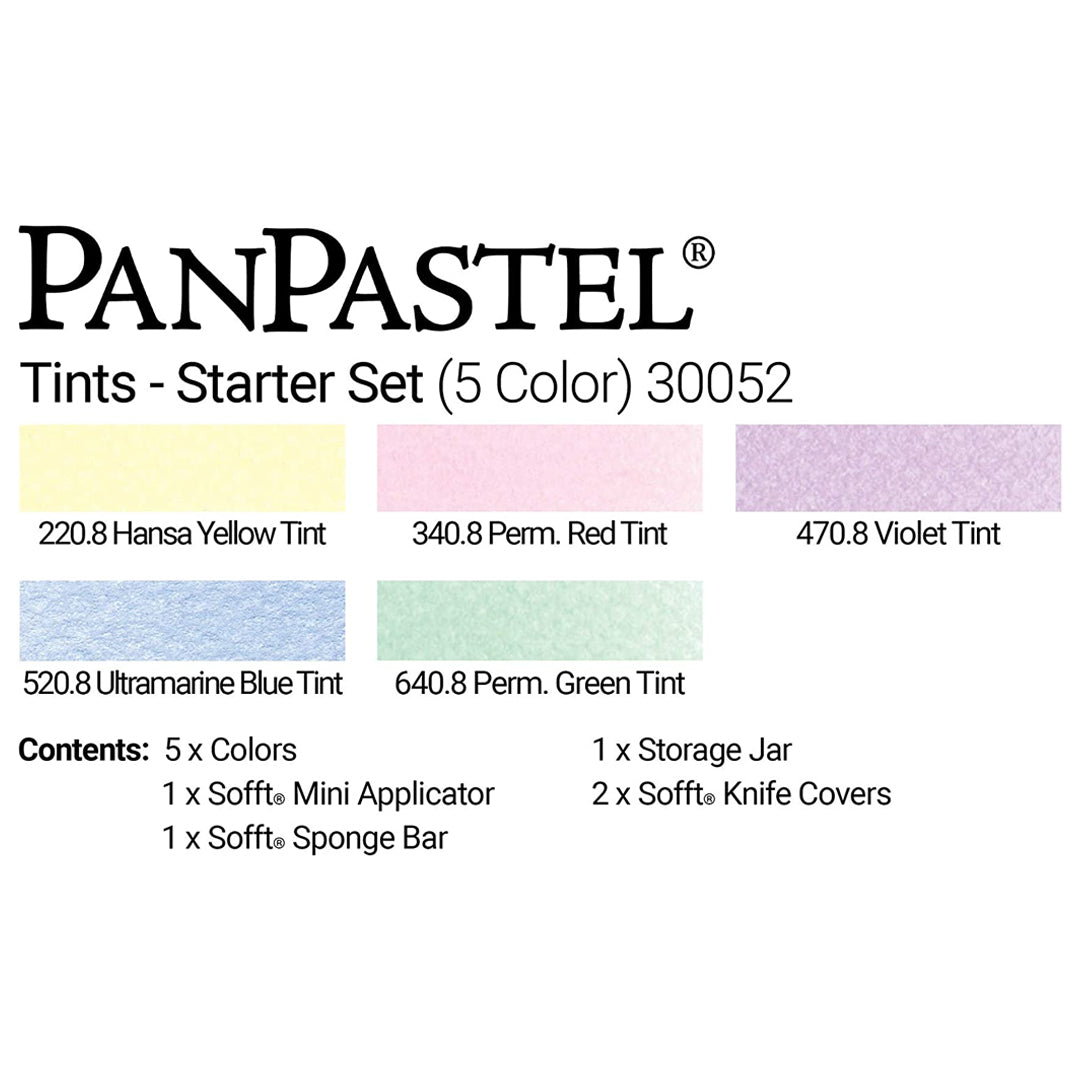 PanPastel Colours Set of 5 (Professional Artist Soft Pastels) - Retail Maharaj