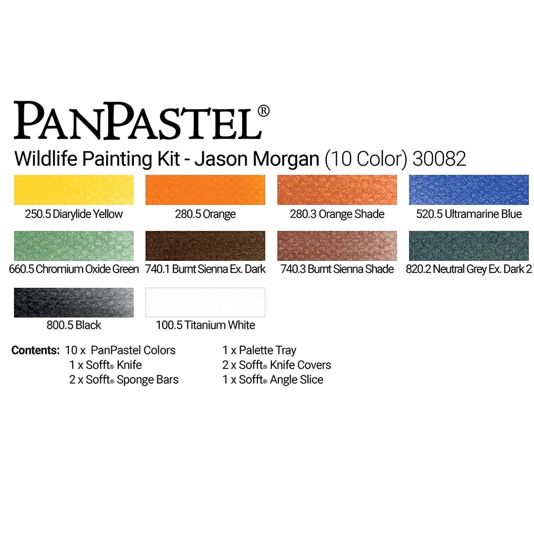 PanPastel Ultra Soft Artist Pastel Wildlife Painting Set - Retail Maharaj