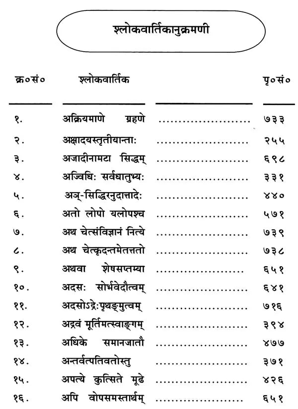 Vyakarana Shastriya Sloka Vartikartha Parijatah - Retail Maharaj