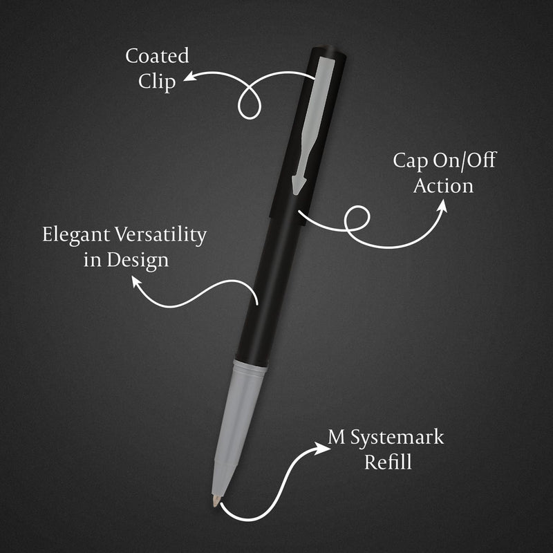 Parker Beta Neo Chrome Trim Ball Pen | ASSORTED BODY COLOR| BLUE INK
