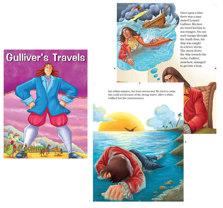 Set of 10 Classic Tales Picture Story Books for 3+ Year Old Children - Retail Maharaj