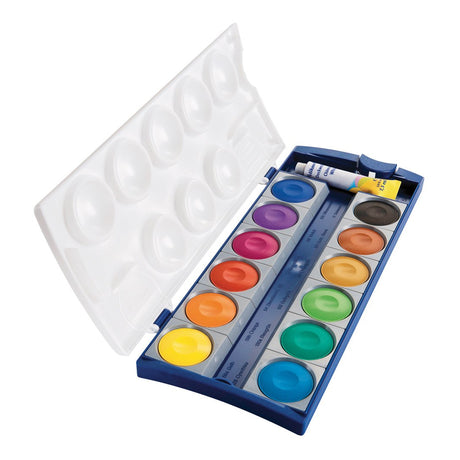 Pelikan Opaque Watercolor Paint Set of 12 & 24 Colors Plus Chinese White Tube - Retail Maharaj