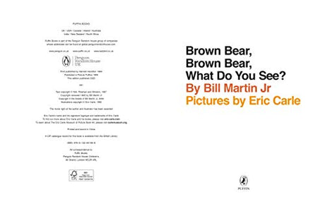 Brown Bear, Brown Bear, What Do You See? [Paperback] Carle, Eric - Retail Maharaj