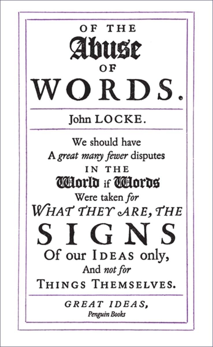 Great Ideas 66 : Of the Abuse of Words - Retail Maharaj