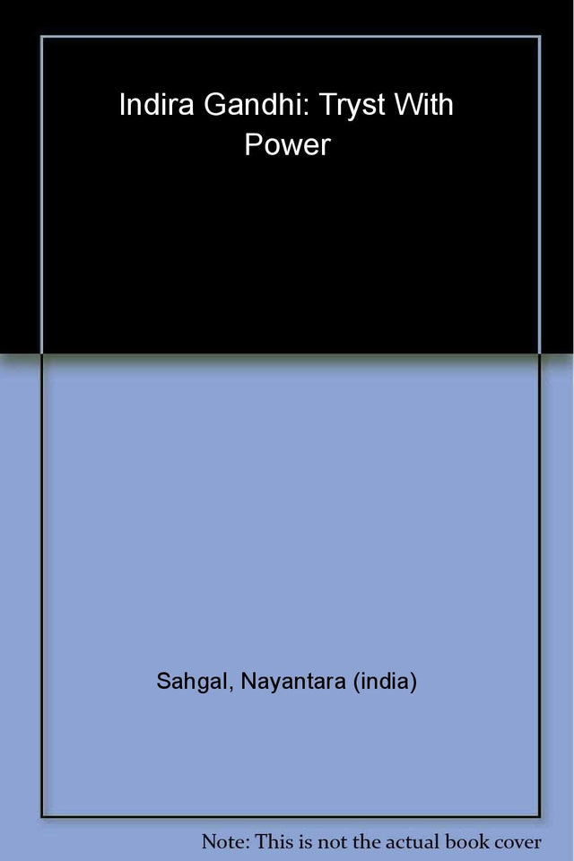 Indira Gandhi : Tryst With Power - Retail Maharaj
