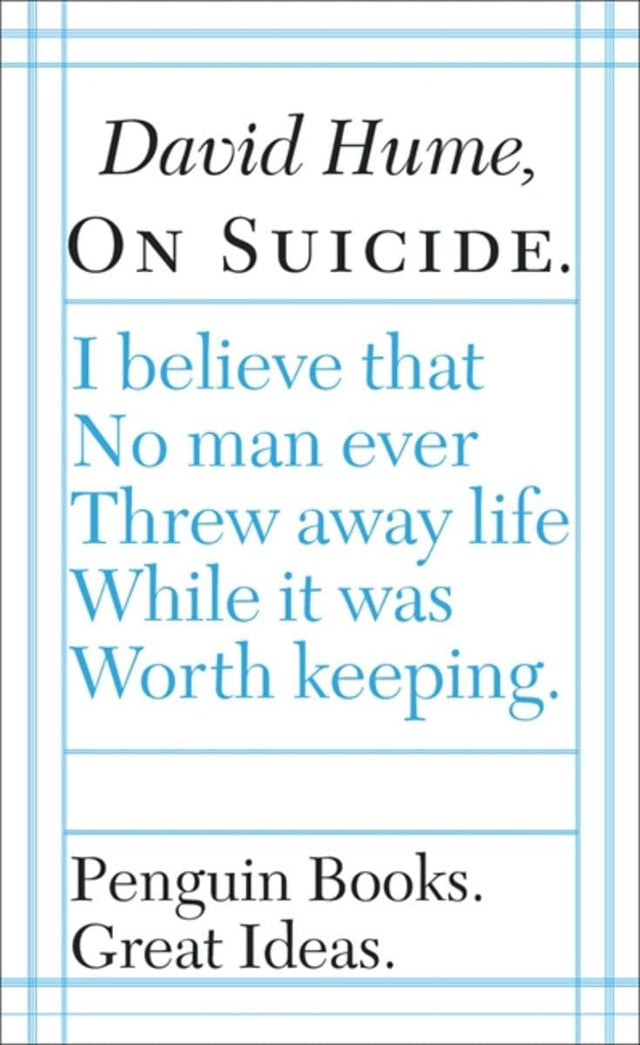 Great Ideas 34 : On Suicide - Retail Maharaj