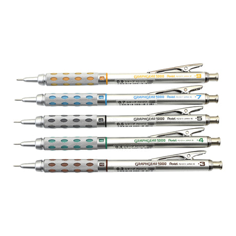 Pentel GraphGear Professional Drafting Mechanical Pencils Series 1000 and 500 - Retail Maharaj
