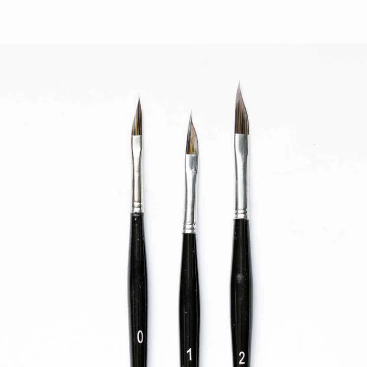 Stationerie Mightlon Petal Leaf Brush Set of 3 - Retail Maharaj