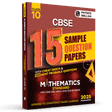 CBSE 15 New Pattern Sample Question Papers Class 10 Mathematics (Standard Maths) For 2025 Exam with 50 Percent Competency Based Questions 100 Most Probable Questions - Retail Maharaj