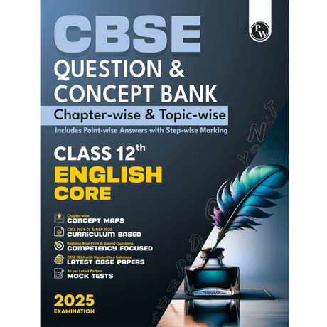 CBSE Question & Concept Bank (QCB) Class 12 English 2024 - 2025 Core Chapter-wise and Topic-wise Solved Questions - Retail Maharaj
