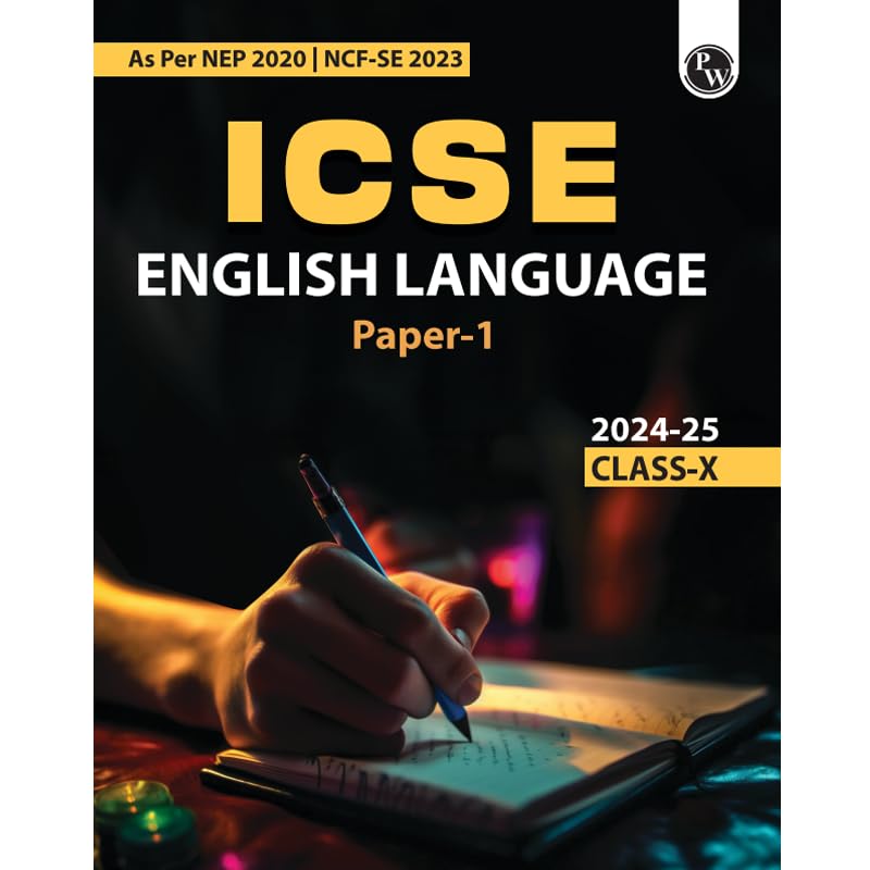 Icse Class 10 English Language Paper 1 As Per Latest Nep For Exam 2024-25 - Retail Maharaj