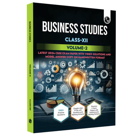 Pw Cbse Class 12 Business Studies Volume 2 All Cbse Theoretical Concepts, Mind Maps And Concise Summary L Cbse 2024 Solved Paper Included For 2025 Exam - Retail Maharaj