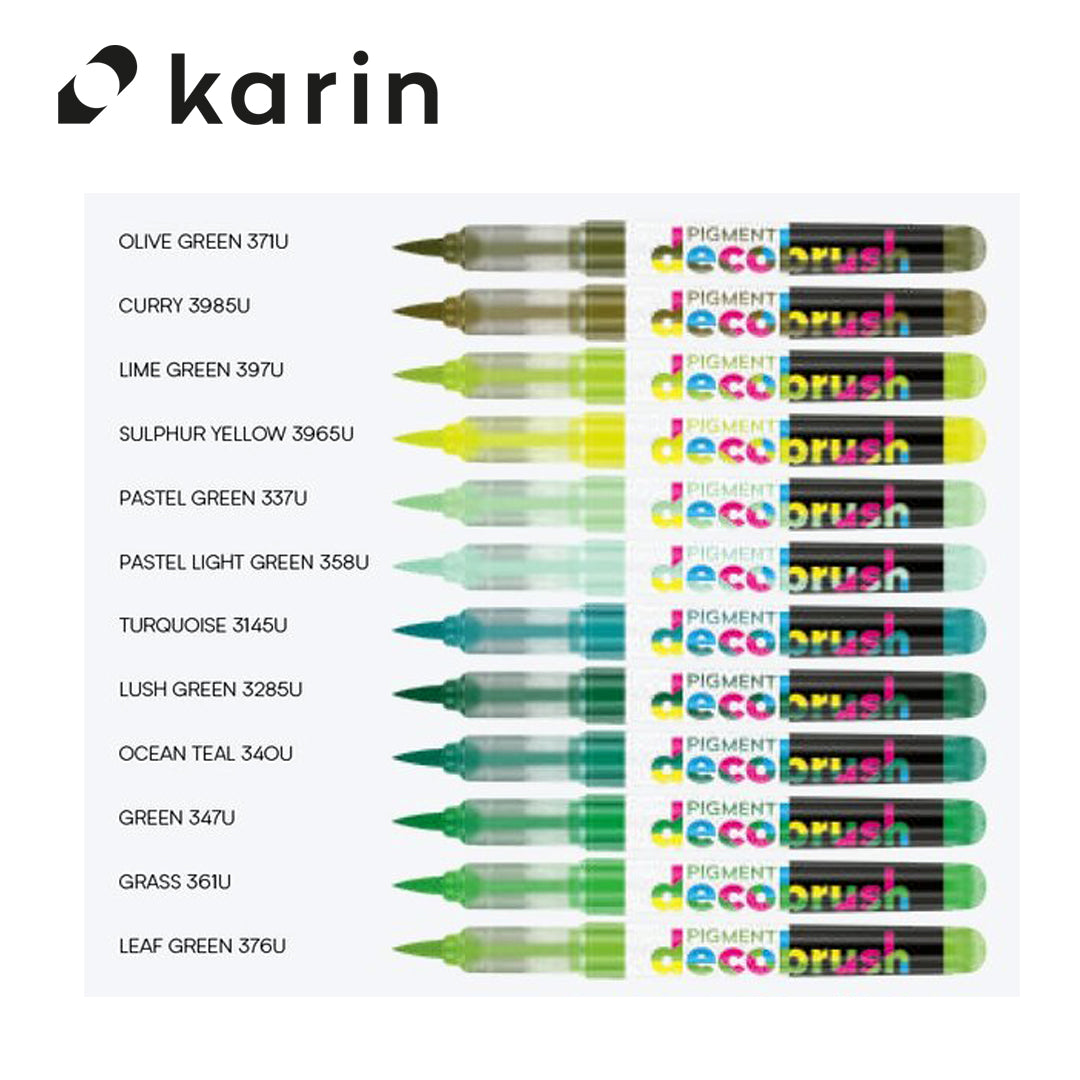 KARIN PIGMENT Deco Brush Marker – Open Stock (84 Shades) - Retail Maharaj
