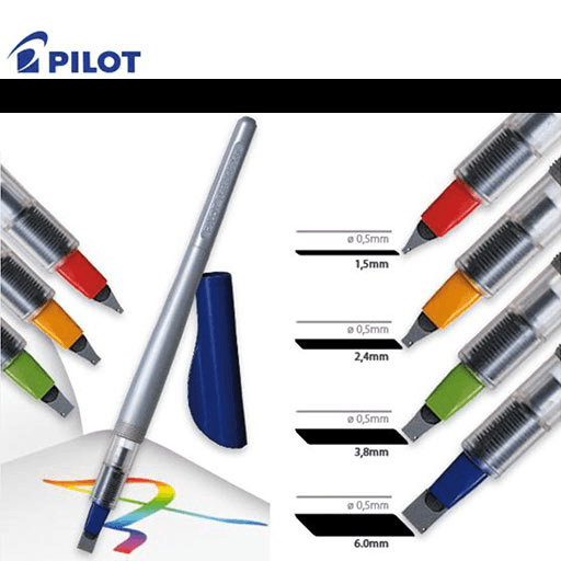 Pilot Parallel Calligraphy Pen Set of 4 Assorted Nib Sizes - Retail Maharaj