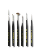Stationerie Ultra Mini Paint Brush Set of 6 - Retail Maharaj