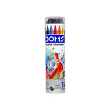DOMS Plastic Crayons Round Tin Pack – 14 - Retail Maharaj