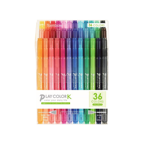 Tombow Play Color K Twin Tip Marker Set for Writing Drawing and Calligraphy - Retail Maharaj